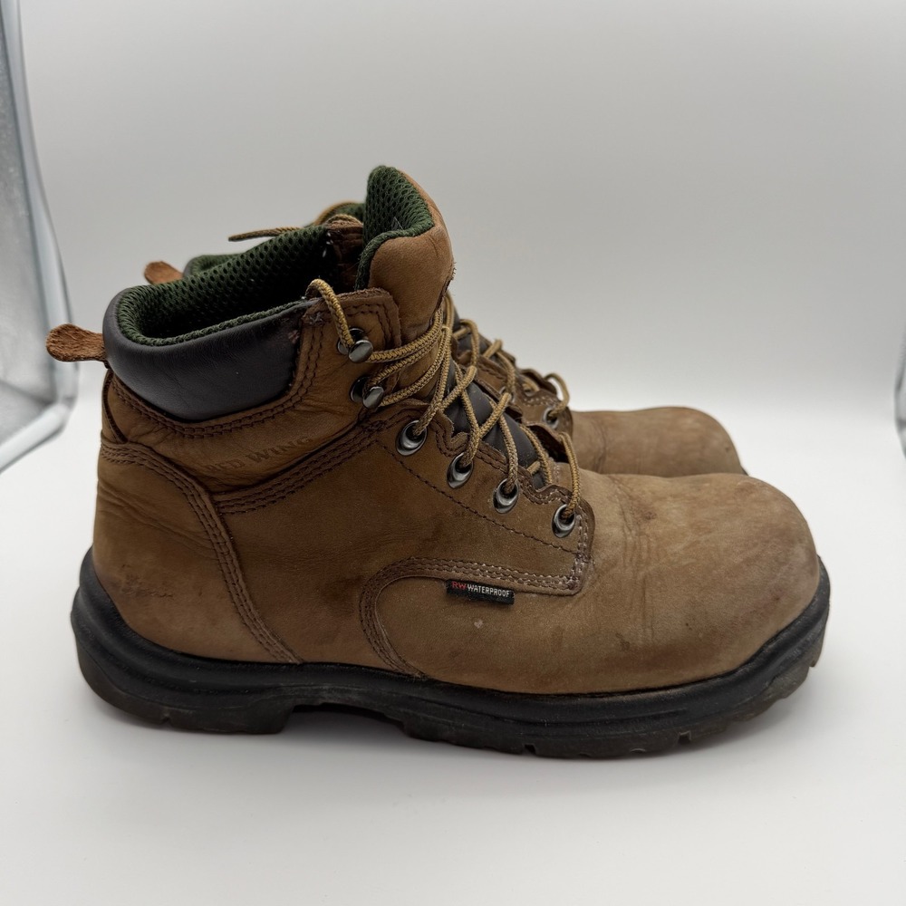 Red Wing Shoes Mens King Toe Boot 2240 US Size 9.5 D Waterproof Brown F2413-18